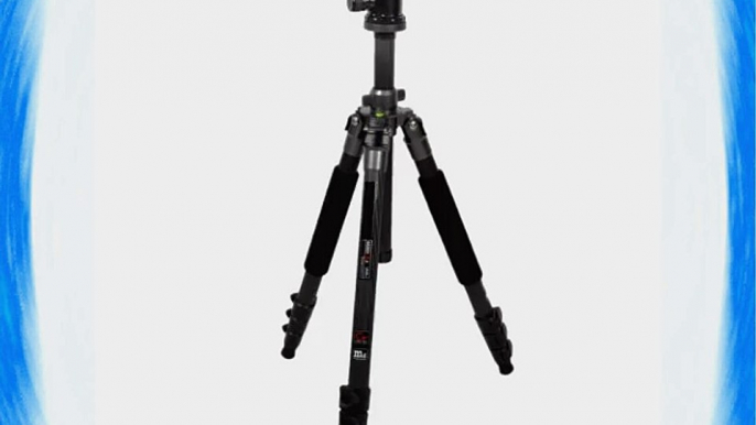 CowboyStudio GE2825 NB2s 4-Section 65-Inch Carbon Fiber Tripod with Ball Head and Carrying