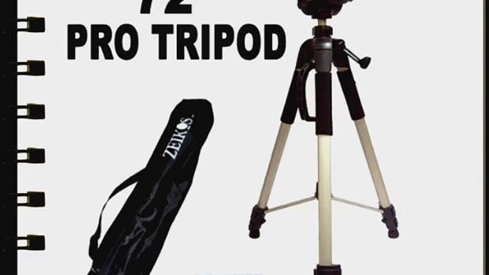 Professional PRO 72 Super Strong Tripod With Deluxe Soft Carrying Case For The Canon EOS Rebel