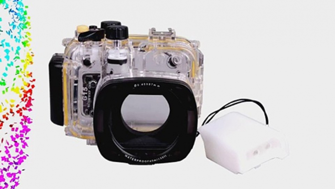 CowboyStudio 40M/130feet Underwater Waterproof Cover Case Camera Housing for Canon WP-DC48