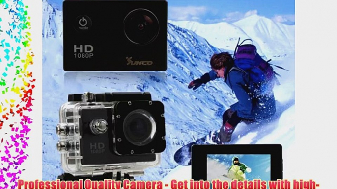 Sunco? DREAM 2 SJ4000 Helmet Camera Full HD 1080p 12MP Underwater Cameras With 170 Degree Wide