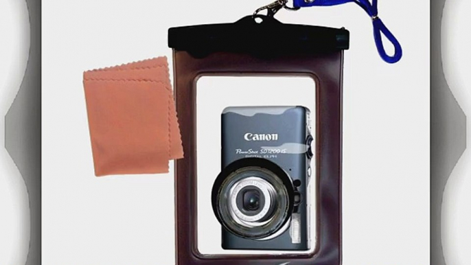 Lightweight Underwater Camera Bag suitable for the Canon Powershot SD1200 IS Waterproof Protection