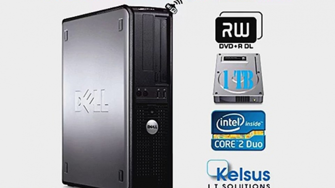 POWER PC OPTIPLEX CORE 2 DUO 8GB 1TB SFF WIFI WIN7 DVDRW DELL (P2-3)