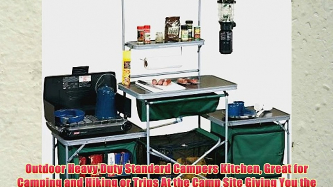 Outdoor Heavy Duty Standard Campers Kitchen Great for Camping and Hiking or Trips At the Camp Site Giving You the Abilit