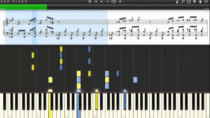 Zombie Nation - Kernkraft 400 [Piano Tutorial] Synthesia