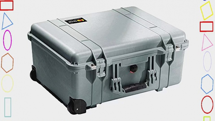 Pelican 1560 Case with Foam for Camera (Silver)