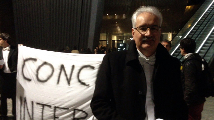 L'Orchestre Philharmonique de Radio france manifeste devant la Philharmonie de Paris !