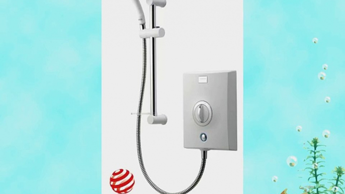 Aqualisa Quartz White/Chrome Electric Shower - 8.5kW