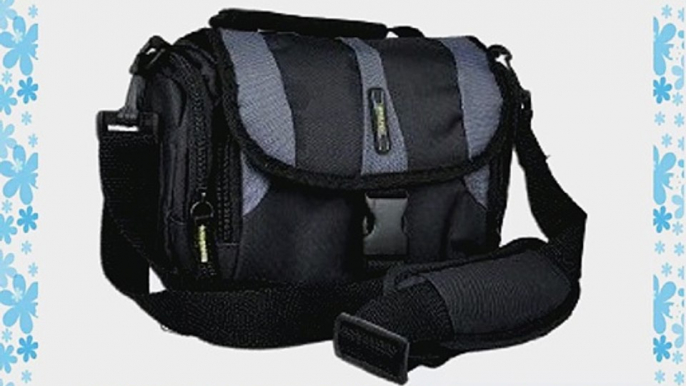 Targus TVT009US Nylon Water-Resistant Camera Bag w/Shoulder Strap (Black/Gray)