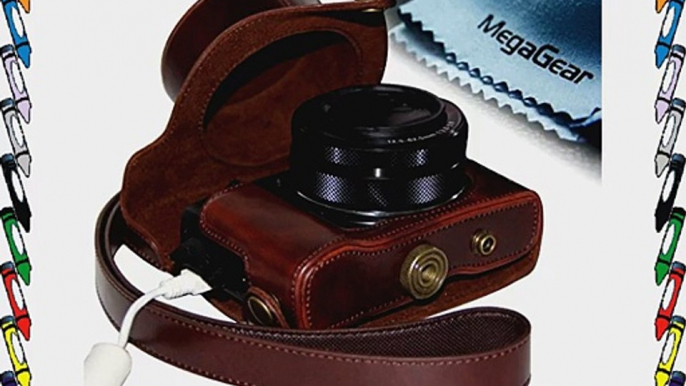 MegaGear Ever Ready Protective Leather Camera Case Bag for Case for Canon PowerShot G1X Mark