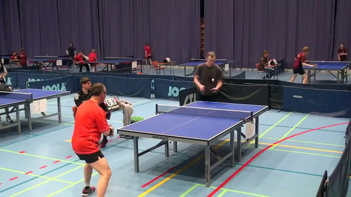 Insane ping pong shot leaves player speechless