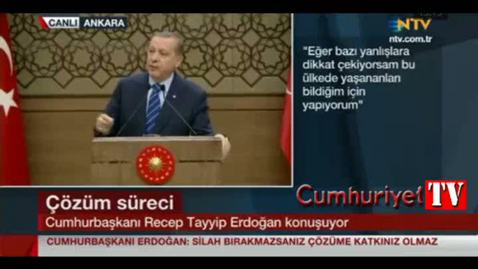 Erdoğan'dan Demirtaş ve Arınç'a yanıt: Bunlar zavallı, Kendini bil, Haddini bil