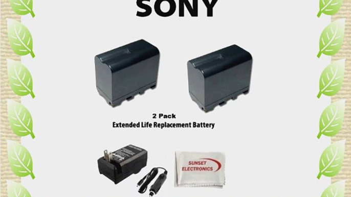 2 Pack Of Li-Ion Extended Life Replacement Camera Battery Replacement 1 Hour Home