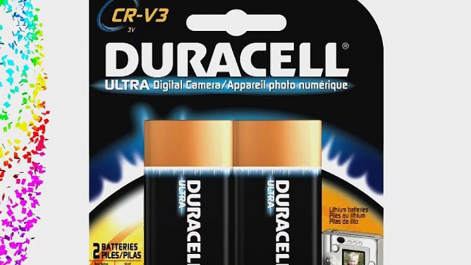 Duracell 3-Volt Camera Batteries Lithium CR-V3 Size 2-Count Packages  (Packaging May Vary)