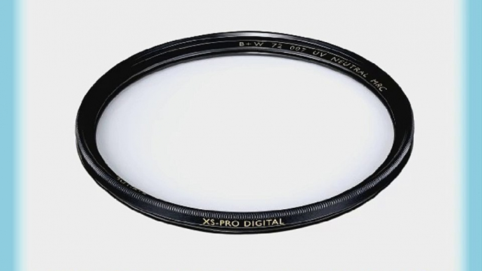 B W 55mm XS-Pro Clear UV Haze with Multi-Resistant Nano Coating (010M)