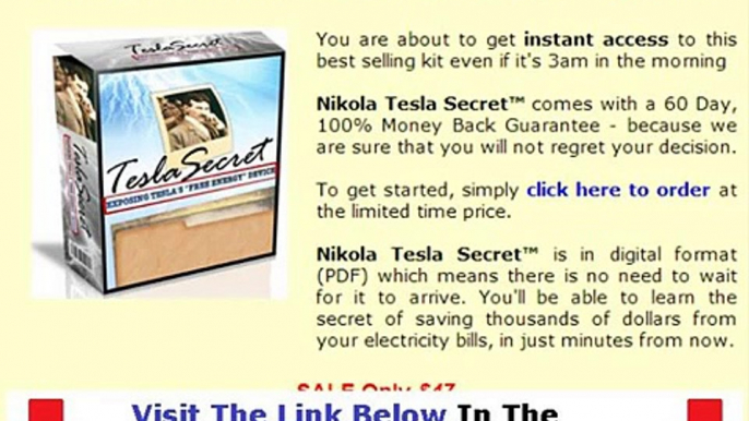 Nikola Tesla Secret Review  MUST WATCH BEFORE BUY Bonus + Discount