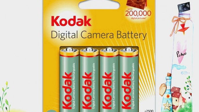 Kodak Max 4 NiMH 2500mAh Rechargeable AA Batteries