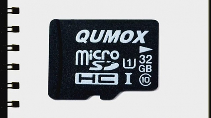 QUMOX 32GB MICRO SD MEMORY CARD CLASS 10 UHS-I 32 GB HighSpeed Write Speed 15MB/S read speed