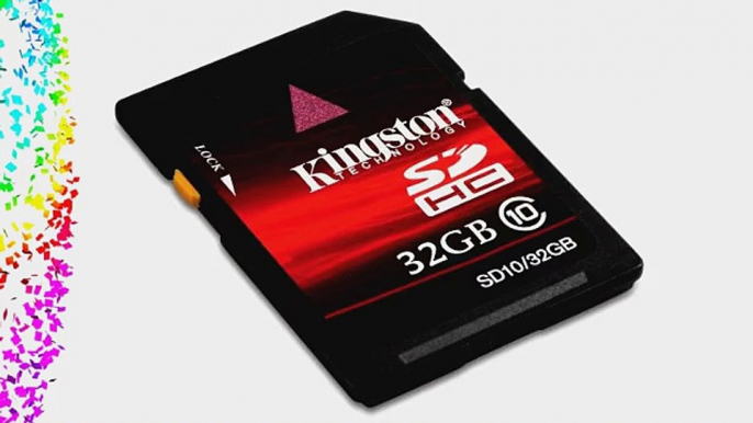 Kingston Digital Inc. 32 GB SDHC Flash Memory Card SD10/32GB - Black [Frustration Free Packaging]