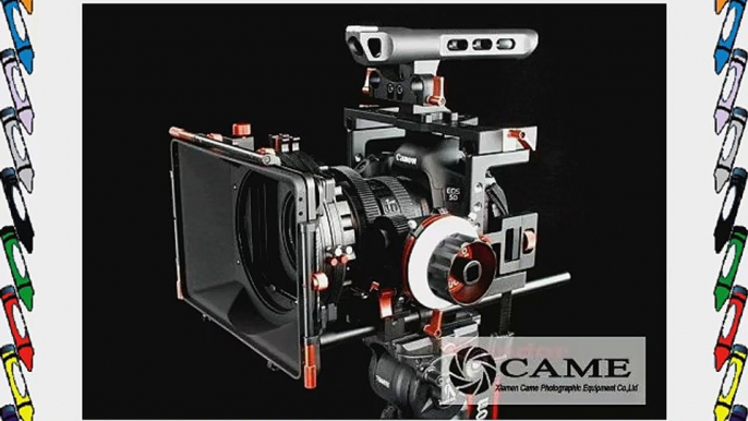 Gondor DSLR Rig Cage Camera Follow Focus Handle w/ HDMI Clamp for 5D/7D/GH3