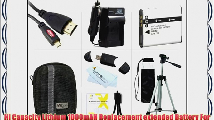 Essential Accessories Kit For Olympus SZ-12 SZ-31MR iHS SZ-16 iHS TG-850 iHS TG-860 Digital