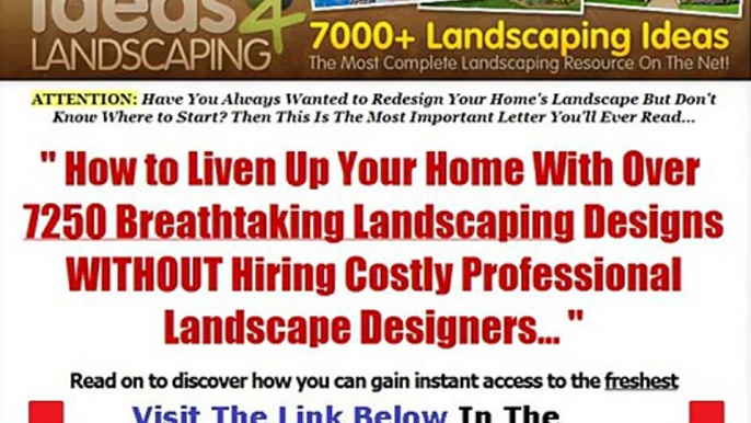 Ideas 4 Landscaping FACTS REVEALED Bonus + Discount