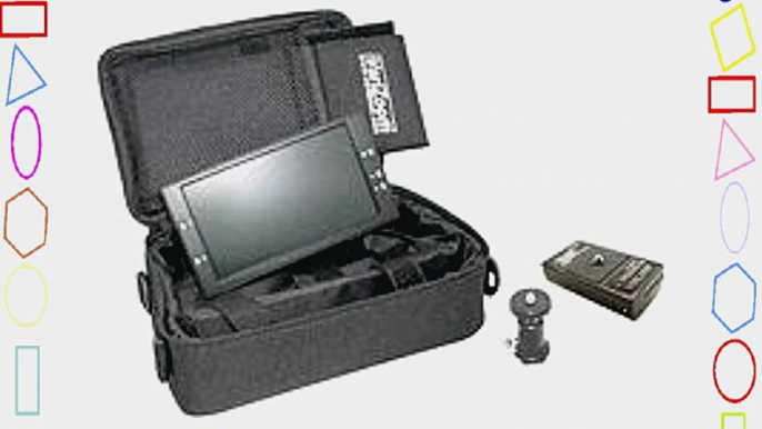 VariZoom VZ-TFT7U Ultimate Monitor Kit with 7-Inch 16:9 Monitor 702M Battery Kit Case Shoemount