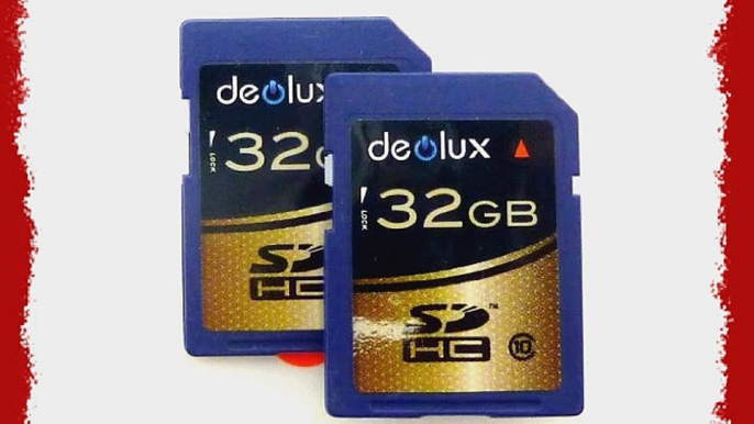 Trade Twin Pack 2 x 32GB Memory Card class 10 SD SDHC Memory Card class 10 FOR Pentax Optio