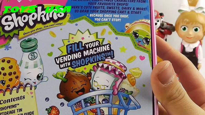 Funny SHOPKINS VENDING MACHINE Shopkins Play Doh Peppa pig toys Shopkins toys ToysUsa Channel