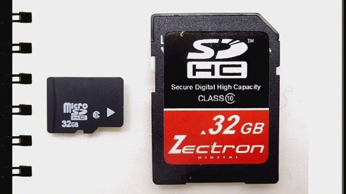 Zectron Pro 32GB Micro SDHC Class 6 High Speed MEMORY CARD for Sony Alpha DSLR-A390