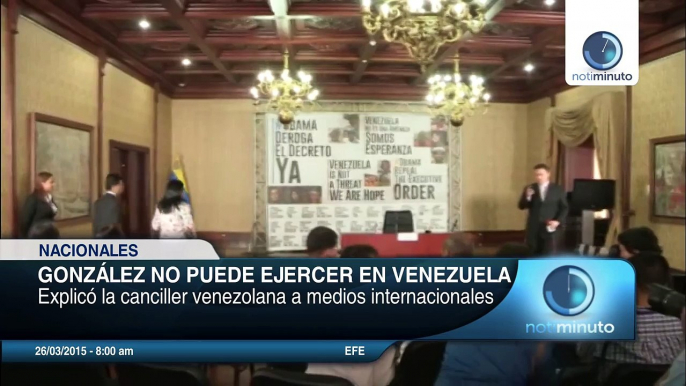 Delcy Rodríguez asegura que abogado español “no tiene facultades” para ejercer la abogacía en Venezuela