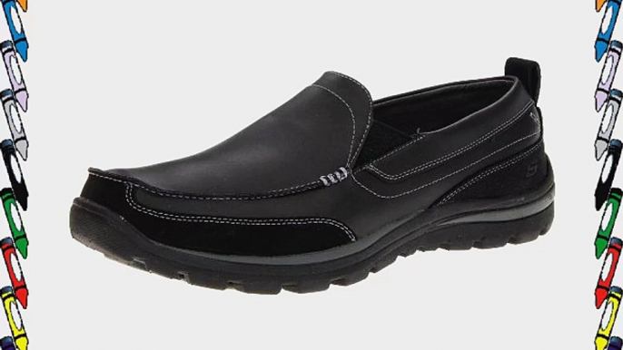 Skechers Men's Superior Gains Slip-OnBlack7.5 M US