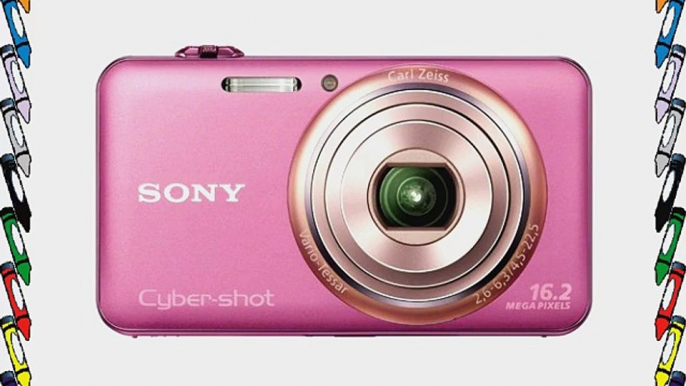 Sony Cyber-Shot DSC-WX70BDL 16.2MP CMOS Digital Camera with 4 GB Memory Card and Case (Pink)