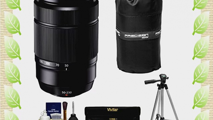 Fujifilm 50-230mm f/4.5-6.7 XC OIS Zoom Lens (Black) with 3 UV/CPL/ND8 Filters   Tripod Kit