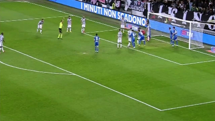 Carlos Tevez Fantastic Free Kick Goal ~ Juventus 1-0 Empoli ~ 04-04-2015 ~ Serie A