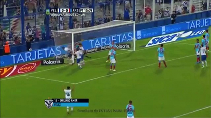 Vélez Sarsfield 2 vs 1 Arsenal ~ [Primera División 2015] ~ 04.04.2015 ~ todos los goles resumen