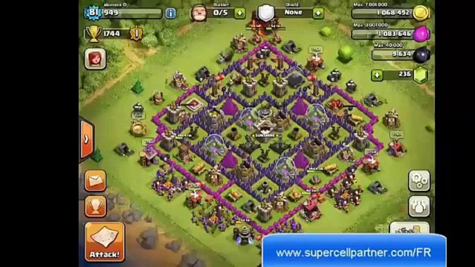 Clash of Clans Triche Gemmes illimité Français iOS Android iPad PC on Mars 2015 - YouTube