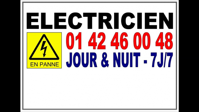 URGENCE DEPANNAGE ELECTRICITE PARIS 15 75015 JOUR ET NUIT