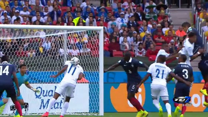 Francia llena de goles a Honduras