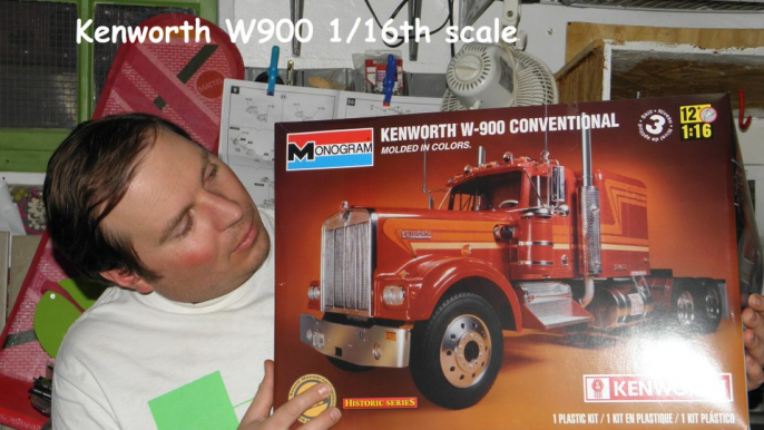 Adventures in Modeling 1/16th scale Kenworth W900 part 1