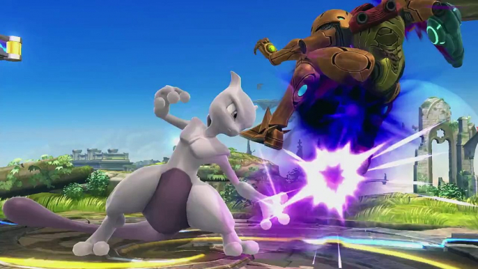 Smash Bros Wii U 3DS - Mewtwo Strikes Back!