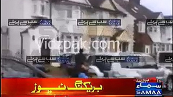 MQM member M anwar arrested watch the video outside his house in London