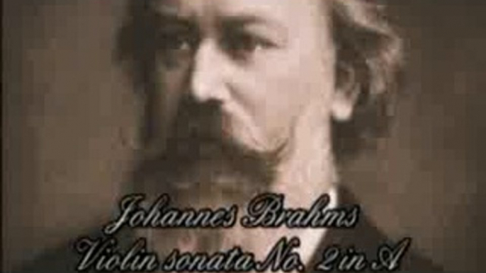 Brahms - Violin Sonata No. 2, second mov.