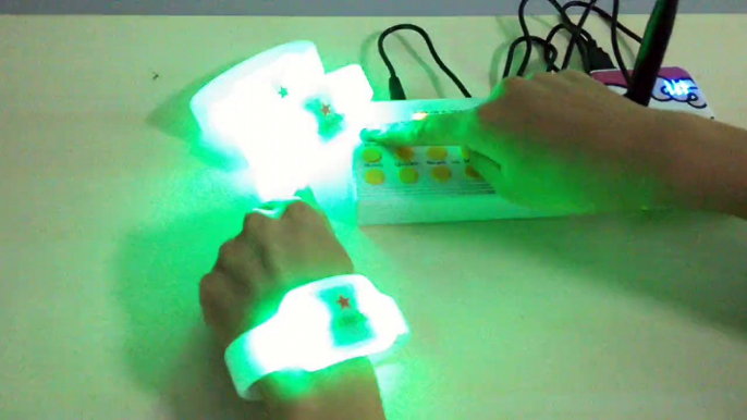 HEINEKEN Lighting Wristband,Event Flashing Silicone Wristband,NFC Lighting Bracelet with Remote Control