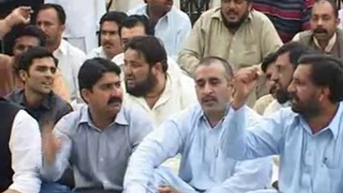 Attock Press Club Dharna