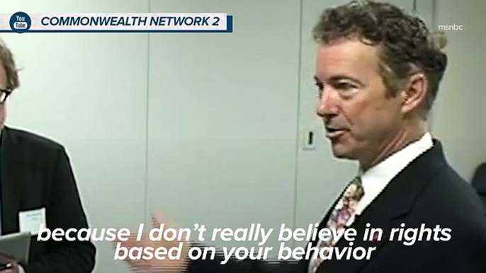 If Rand Paul Doesn't Believe In Gay Rights, Which Rights Does He Believe In?