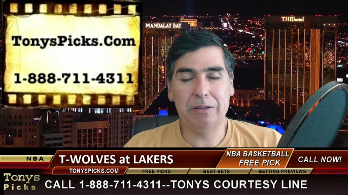 LA Lakers vs. Minnesota Timberwolves Free Pick Prediction NBA Pro Basketball Odds Preview 4-10-2015