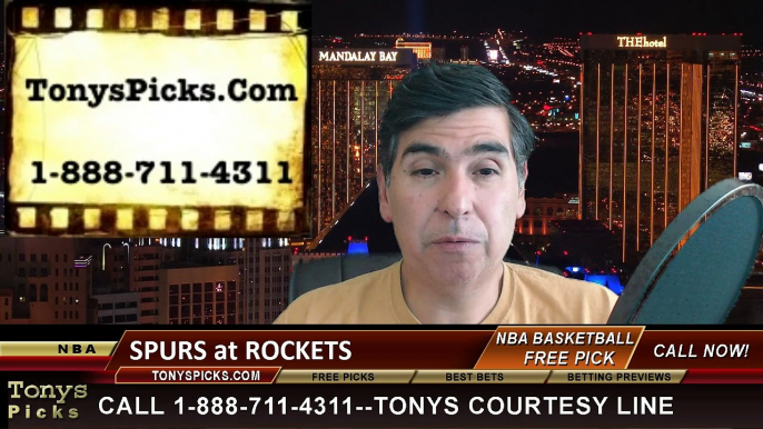 Houston Rockets vs. San Antonio Spurs Free Pick Prediction NBA Pro Basketball Odds Preview 4-10-2015