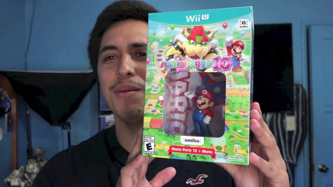 Mario Party 10   Super Mario Amiibos Wave 1 Unboxing! (Mario, Luigi, Toad, Yoshi, Peach, Bowser)