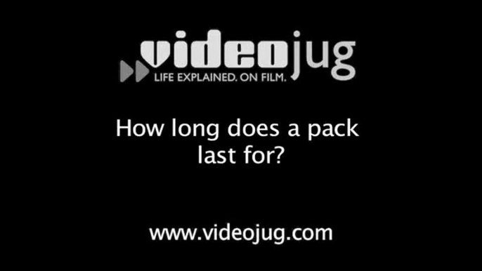 How long does a pack last for?: Compiling A HIP