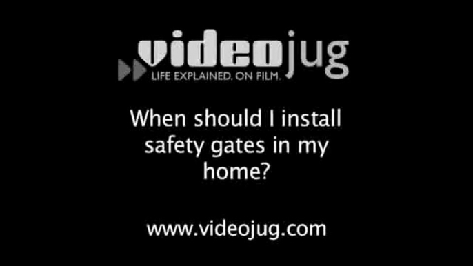 When should I install safety gates in my home?: Childproofing The Hall And Living Room